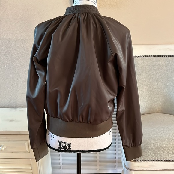 Free people army green bomber jacket Sz XS - Picture 5 of 14